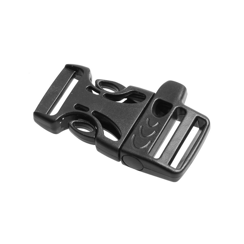 Ophelia | 20mm Whistle Hollow Black Buckle (5pcs)