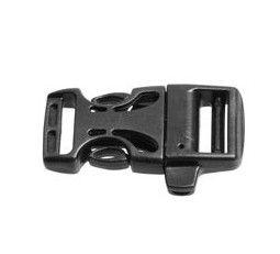 20mm Whistle Hollow Black Buckle (5pcs) | CCE Plus Enterprise