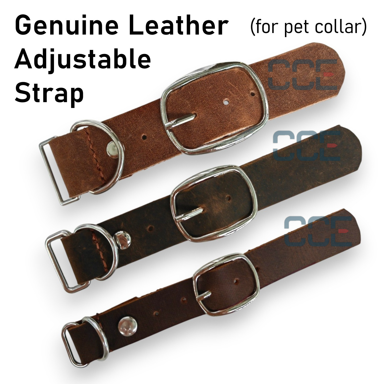 Ophelia | Genuine Leather Strap (for DIY Pet Collars)