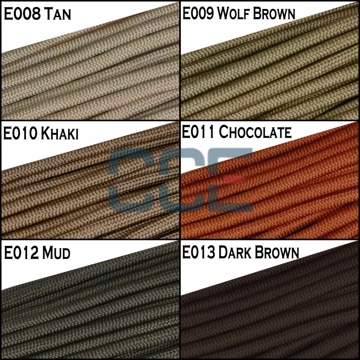 550lb Paracord (4mm) -Plain Colour II | CCE Plus Enterprise