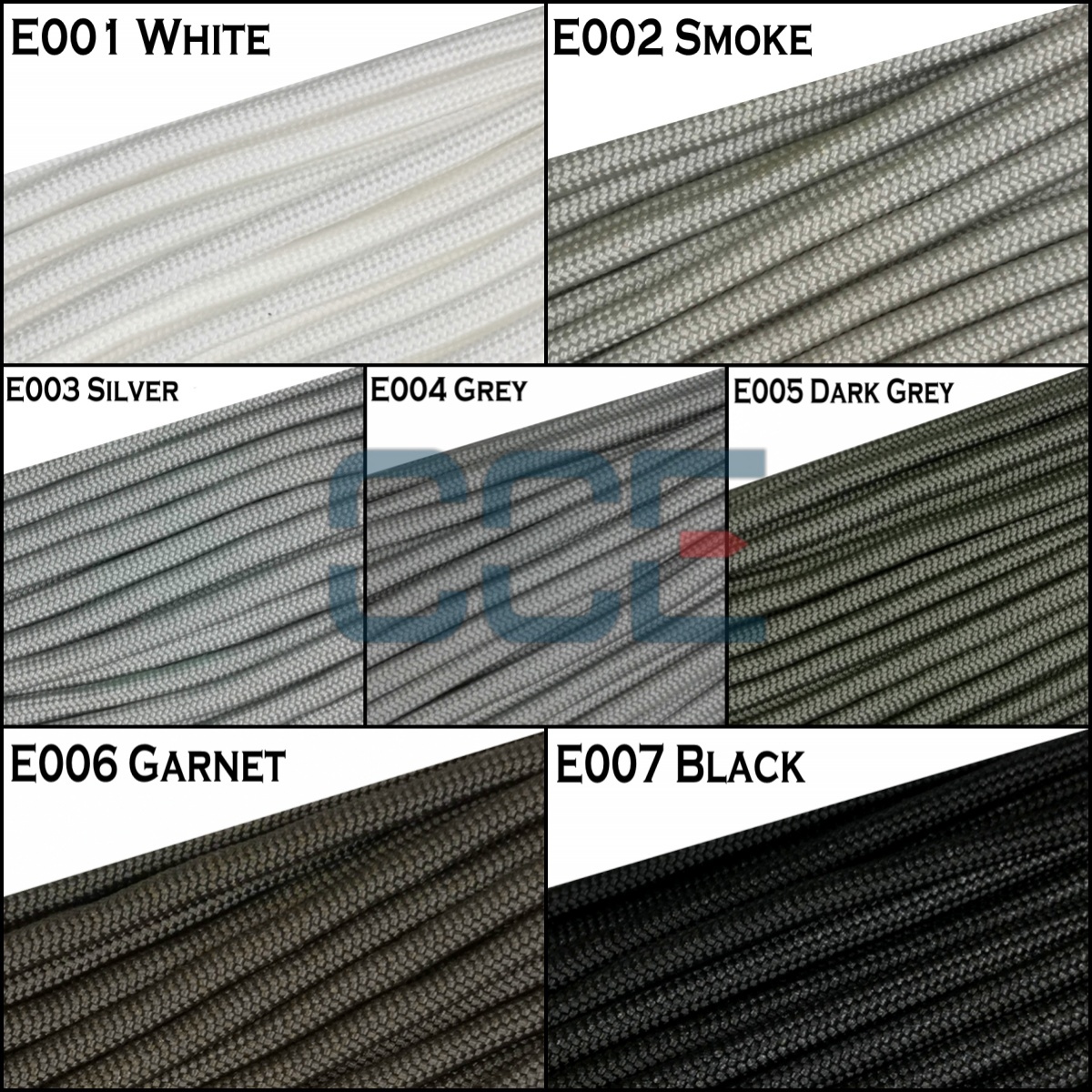 550lb Paracord (4mm) -Plain Colour I | CCE Plus Enterprise