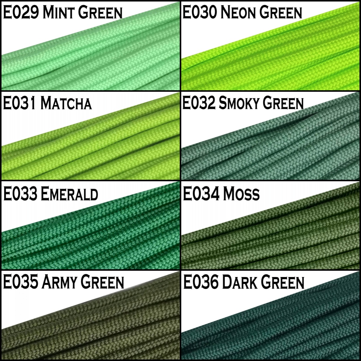 550lb Paracord (4mm) -Plain Colour V | CCE Plus Enterprise