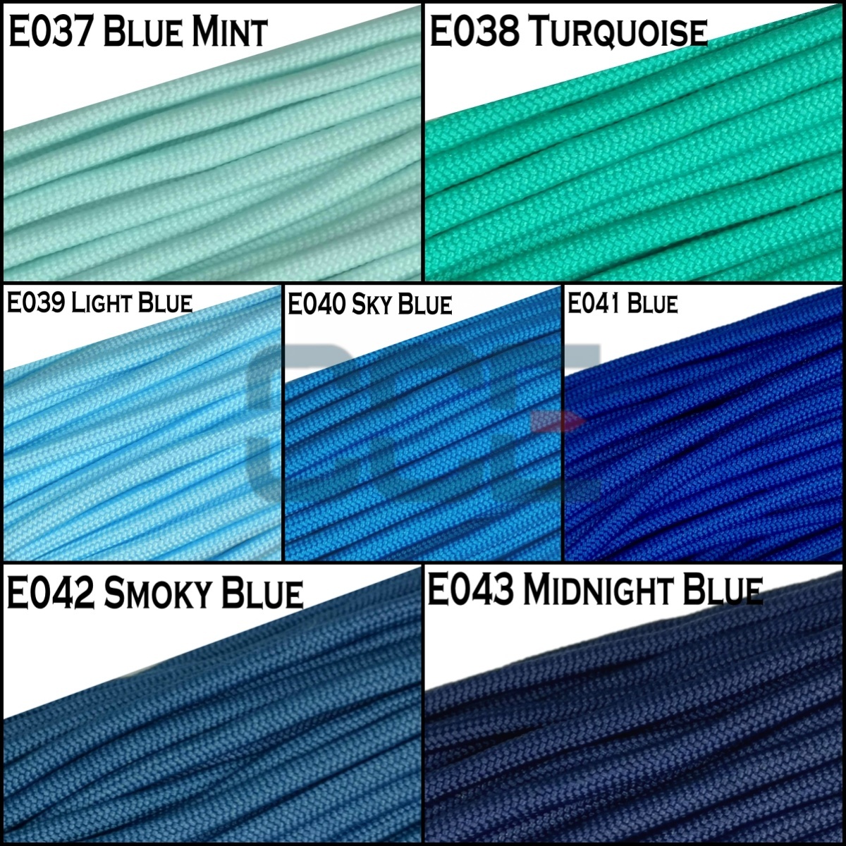 550lb Paracord (4mm) -Plain Colour VI | CCE Plus Enterprise