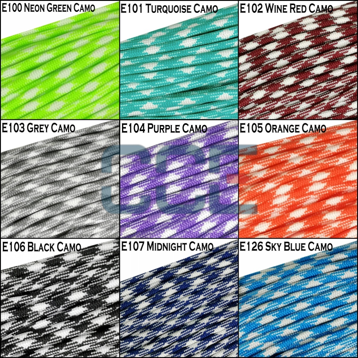 550lb Paracord (4mm) -Camo I | CCE Plus Enterprise