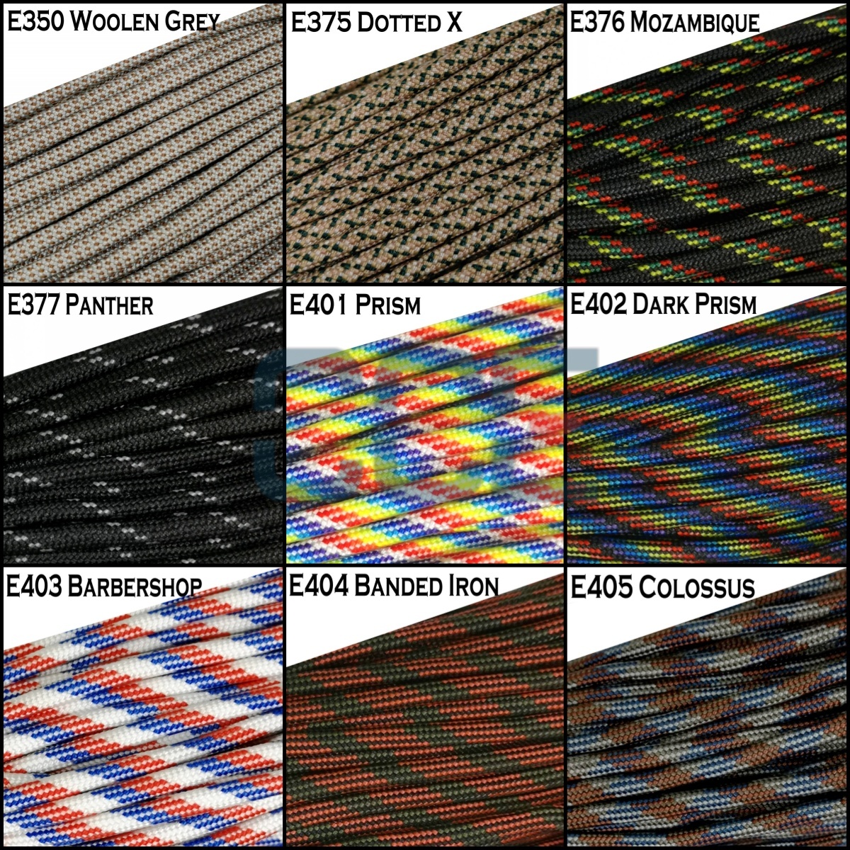 550lb Paracord (4mm) -Camo VI | CCE Plus Enterprise